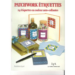 Patchwork Etiquettes, 24 Etiquettes En Couleur  (Occasion)